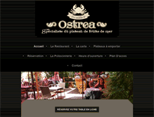 Tablet Screenshot of l-ostrea-biot.com